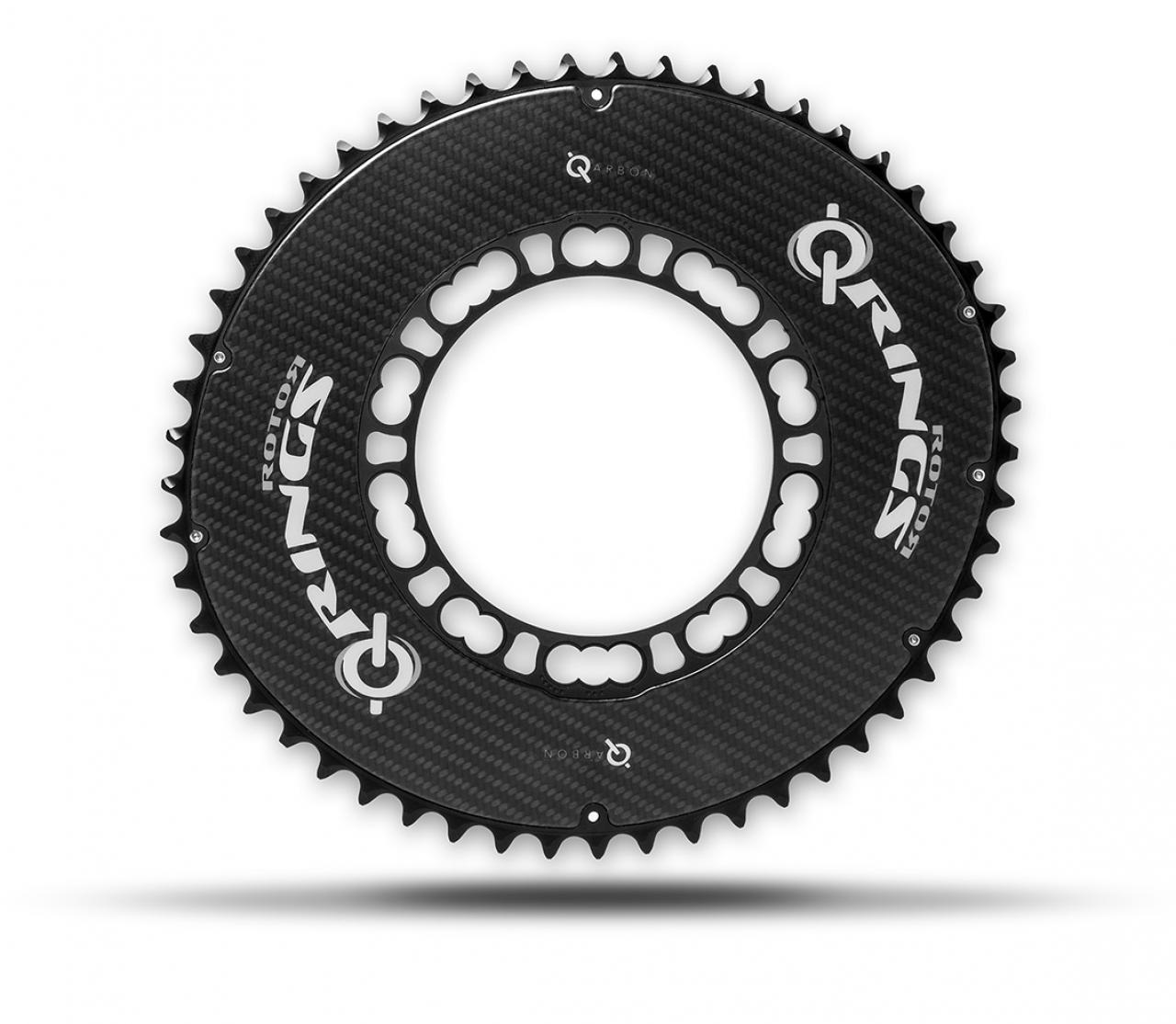 Rotor launches Qarbon carbon fibre chainring and QX1 single ring